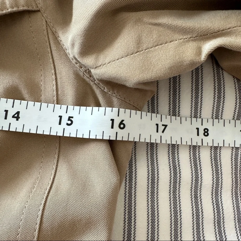 Burberry cotton gabardine long trench coat US 0 - Picture 9 of 15